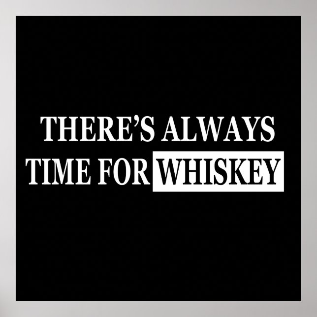 Póster citas divertidas de whiskey lover (Frente)