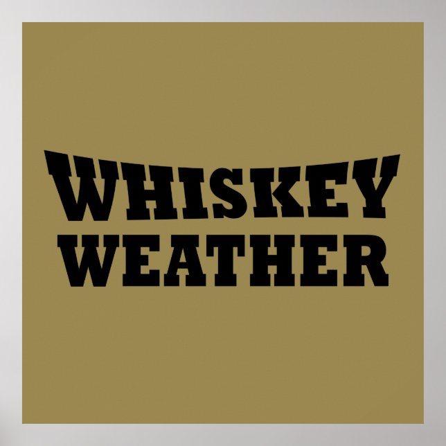 Póster citas divertidas de whiskey lover (Frente)