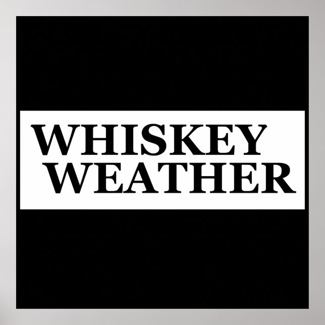 Póster citas divertidas de whiskey lover (Frente)