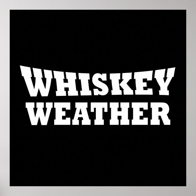 Póster citas divertidas de whiskey lover (Frente)