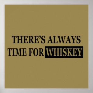 Póster citas divertidas de whiskey lover
