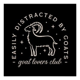 Póster Citas divertidas del club de enamorados de Goat