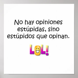 Póster Citas en español