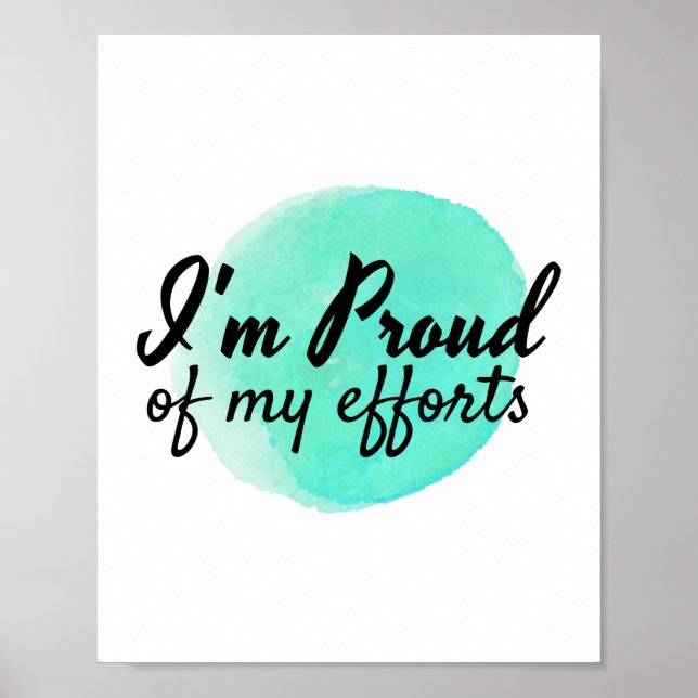 Póster citas espirituales inspiradoras motivacionales (Frente)