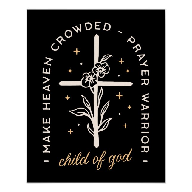 Póster Citas estéticas de academias oscuras cristianas (Anverso)