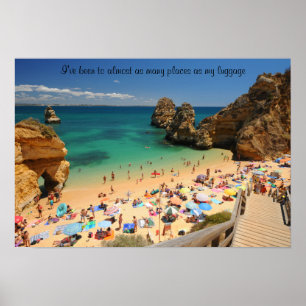 Póster Citas humorísticas de viaje- Portugal