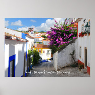 Póster Citas humorísticas de viajes - Poster de Portugal