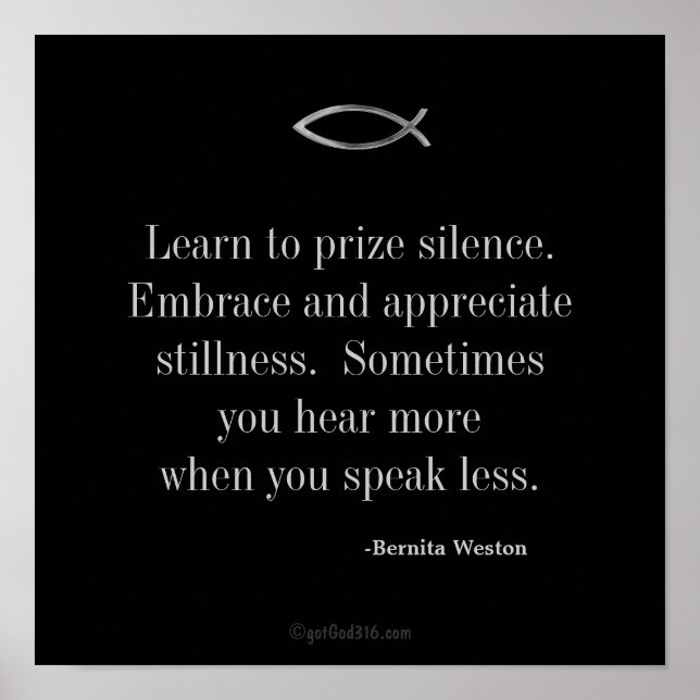 Póster Citas inspiradoras claves de disciplina (Frente)