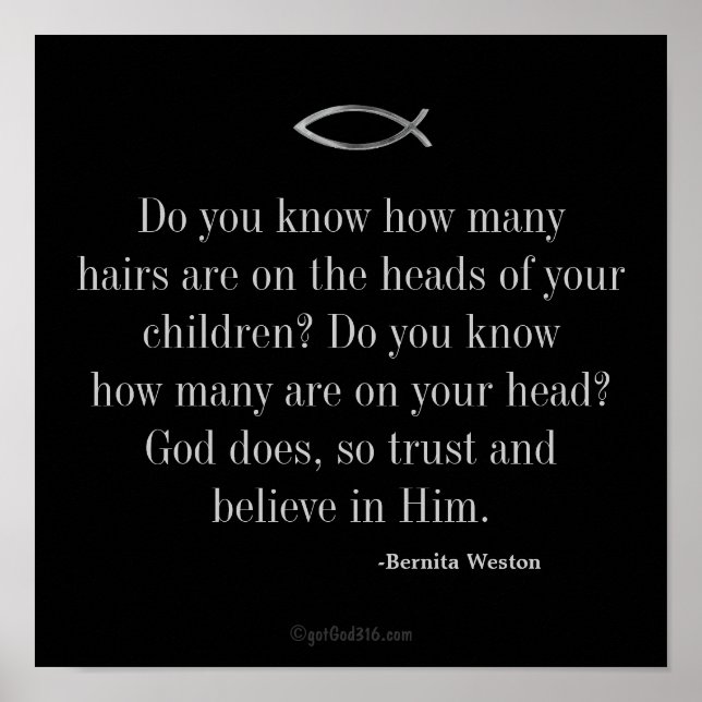 Póster Citas inspiradoras claves de disciplina (Frente)