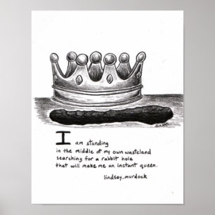 Póster Citas Inspiradoras de Wall poster Rabbit Hole