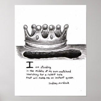 Póster Citas Inspiradoras de Wall poster Rabbit Hole