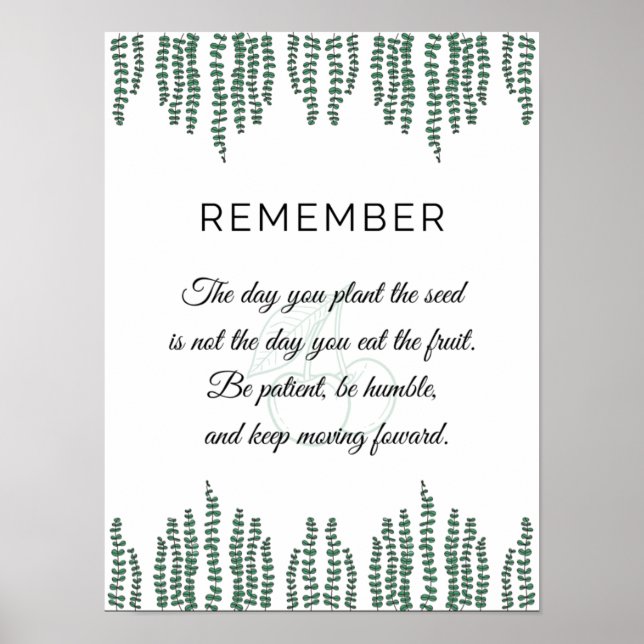 Póster Citas inspiradoras para motivarse a uno mismo y a  (Frente)