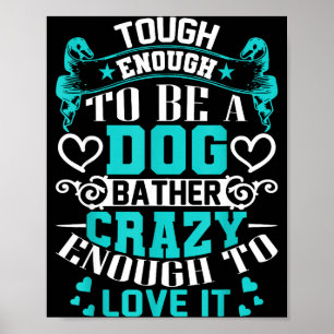 Póster Citas inspiradoras para orgulloso bañador de perro