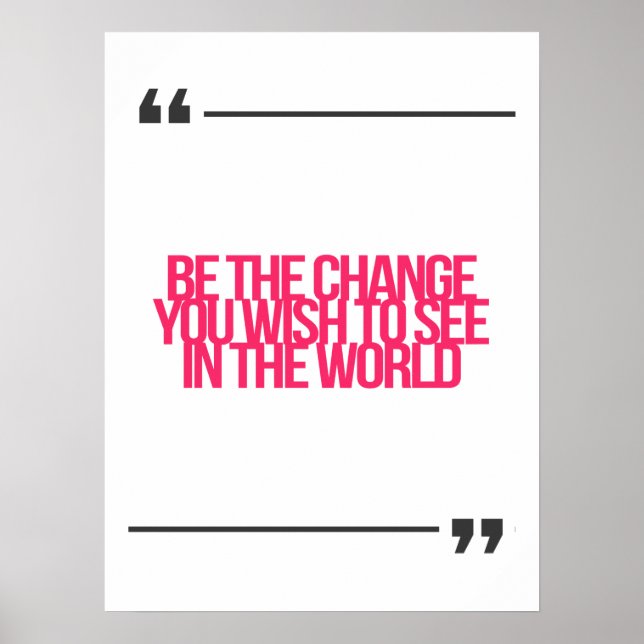 Póster citas inspiradoras y motivacionales (Frente)