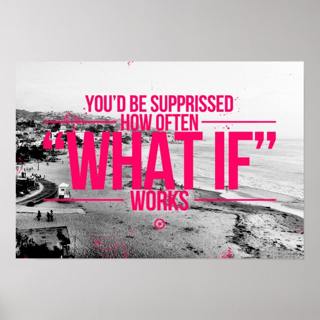 Póster citas inspiradoras y motivacionales (Frente)