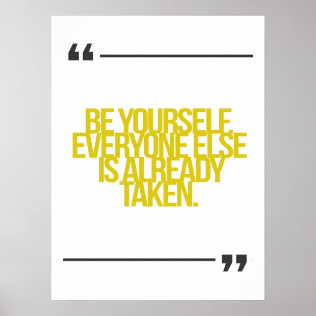 Póster citas inspiradoras y motivacionales (Frente)