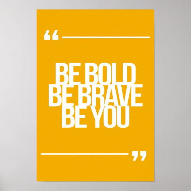 Póster citas inspiradoras y motivacionales (Frente)