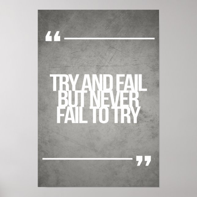 Póster citas inspiradoras y motivacionales (Frente)