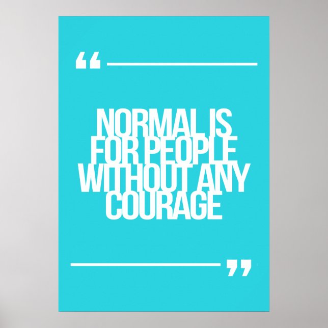 Póster citas inspiradoras y motivacionales (Frente)