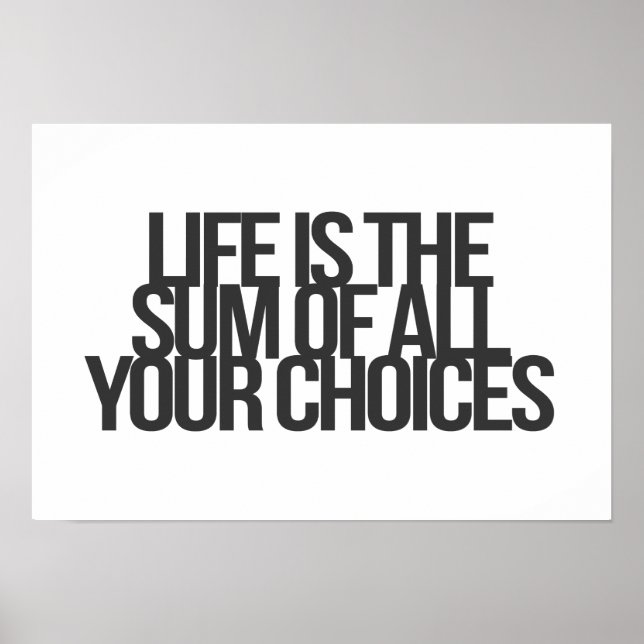 Póster citas inspiradoras y motivacionales (Frente)