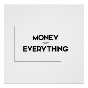Póster Citas MODERNAS: el dinero no es todo