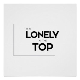 Póster Citas MODERNAS: está solo en la parte superior