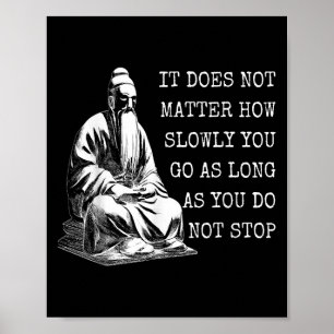 Póster Citas Motivacionales Confuciosas Sobre La Vida