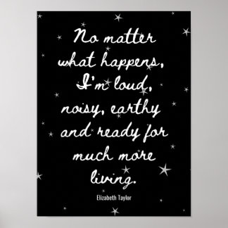Póster Citas motivacionales Inspiradoras de Elizabeth Tay