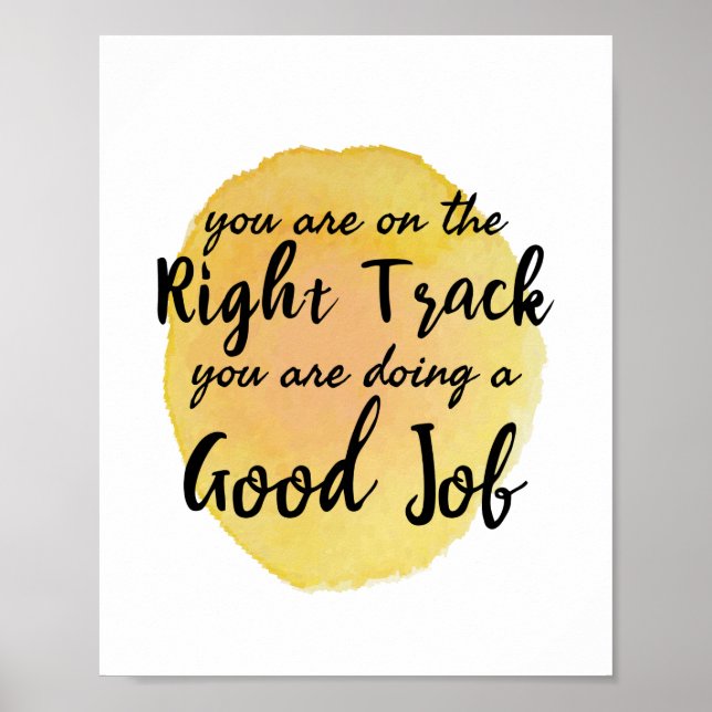 Póster citas motivacionales para el autocuidado (Frente)