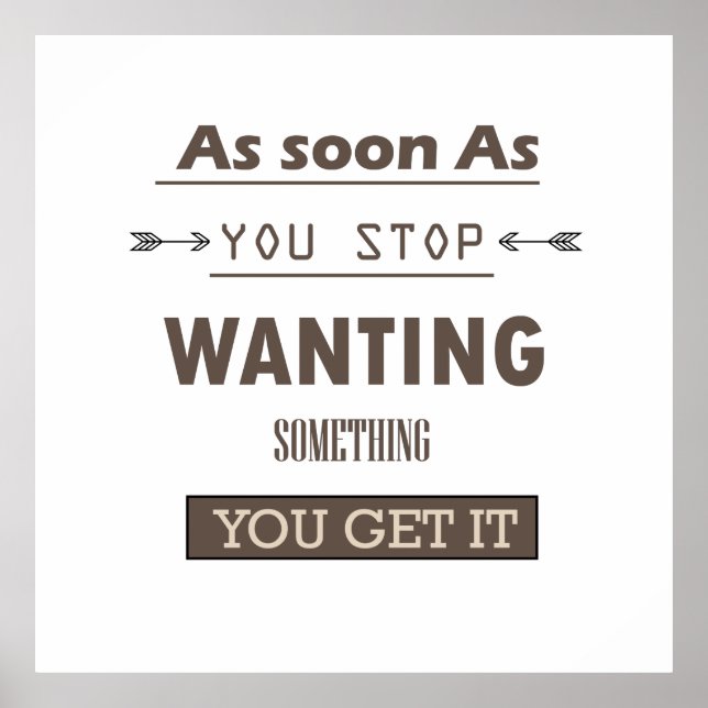 Póster Citas motivacionales sobre los dichos de vida (Frente)