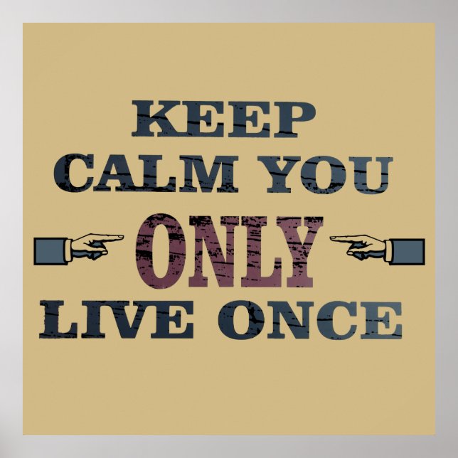 Póster Citas motivacionales sobre los dichos de vida (Frente)