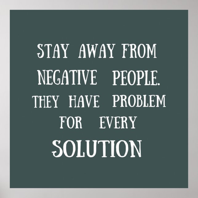 Póster Citas motivacionales y graciosos dichos de vida (Frente)