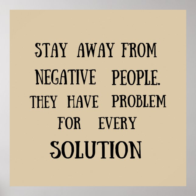 Póster Citas motivacionales y graciosos dichos de vida (Frente)