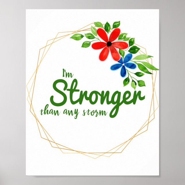 Póster citas motivacionales y inspiradoras para el éxito (Frente)