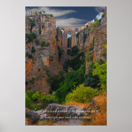 Póster Citas motivadoras - Ronda España