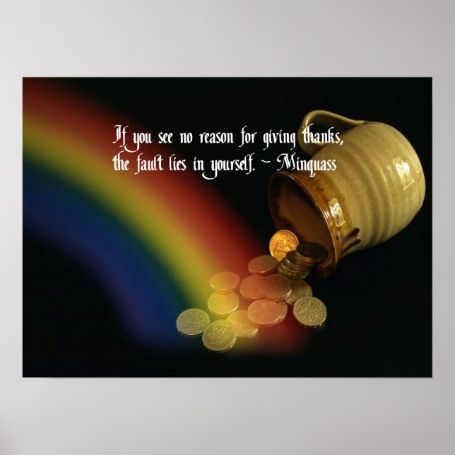 Póster Citas nativas norteamericanas (Frente)