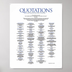 Póster Citas para los encargados y los líderes