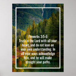 Póster Citas personalizadas de versículos de la biblia y