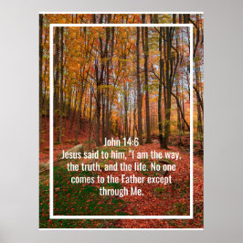 Póster Citas personalizadas de versículos de la biblia y