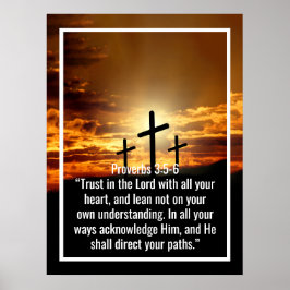 Póster Citas personalizadas de versículos de la Biblia y
