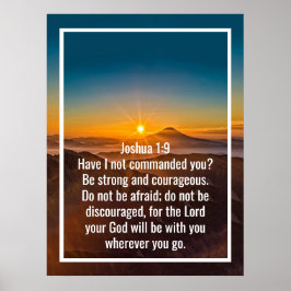 Póster Citas personalizadas de versículos de la biblia y