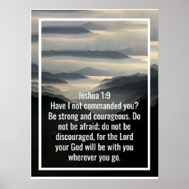 Póster Citas personalizadas de versículos de la biblia y