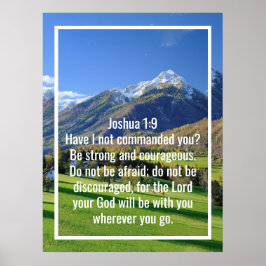 Póster Citas personalizadas de versículos de la biblia y