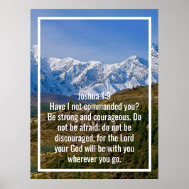 Póster Citas personalizadas de versículos de la biblia y