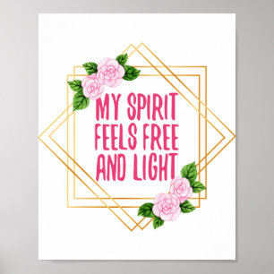 Póster Citas positivas para motivación e inspiración