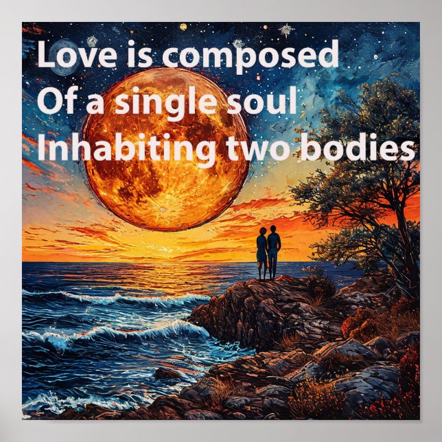 Póster Citas románticas del día de San Valentín (Frente)