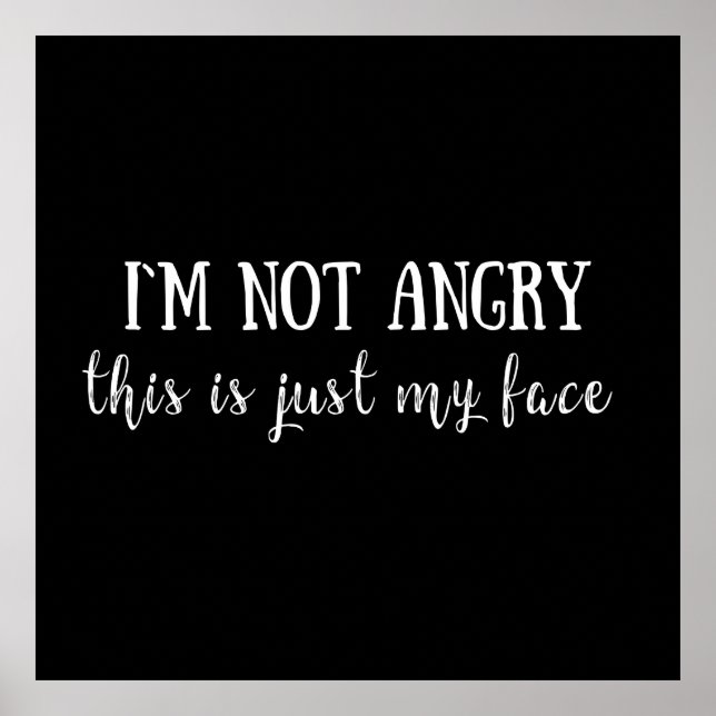 Póster Citas sarcásticas e introvertidas divertidas (Frente)