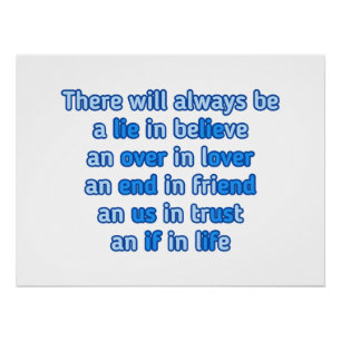 Póster citas sobre amor, vida y amistad