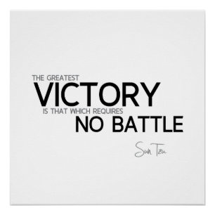 Póster CITAS: Sun Tzu: Victoria