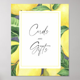 Póster Cítrico - Tarjetas y Regalos